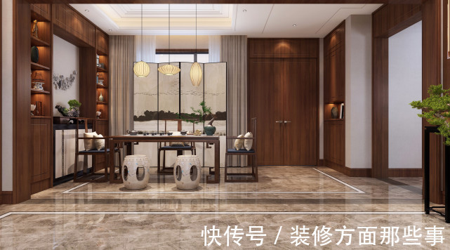 中国传统|新中式270平复式设计,现代设计理念和中国传统元素并存