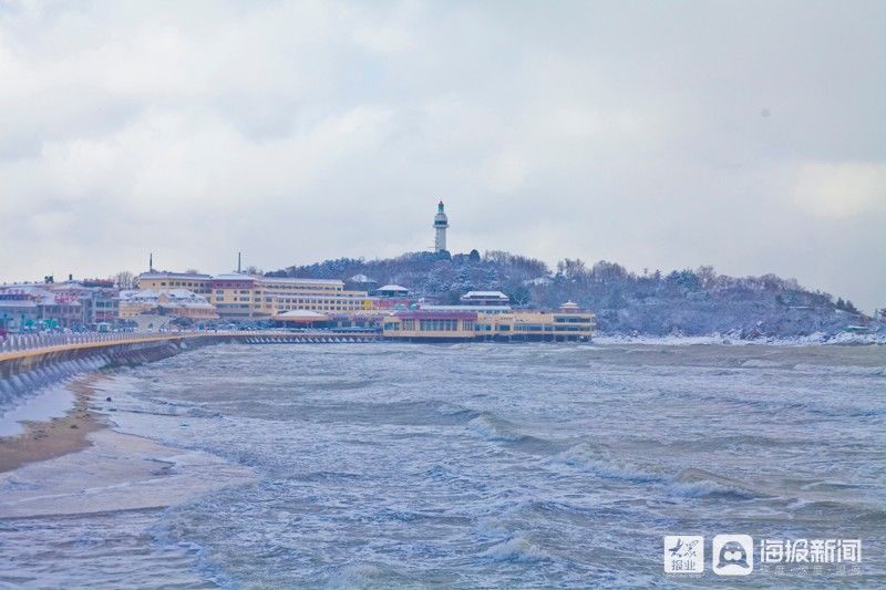 美哉！大雪与海边撞了个满怀|这就是烟台 | 汤淼