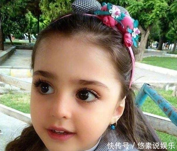 基因|8岁小女孩颜值逆天,看了爸爸得长相才发现基因真的很重要!