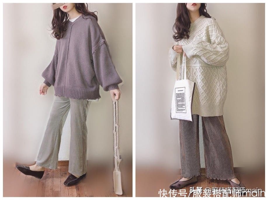 不穿不知道，原来“针织裤”可以让我的腿看起来又长又直