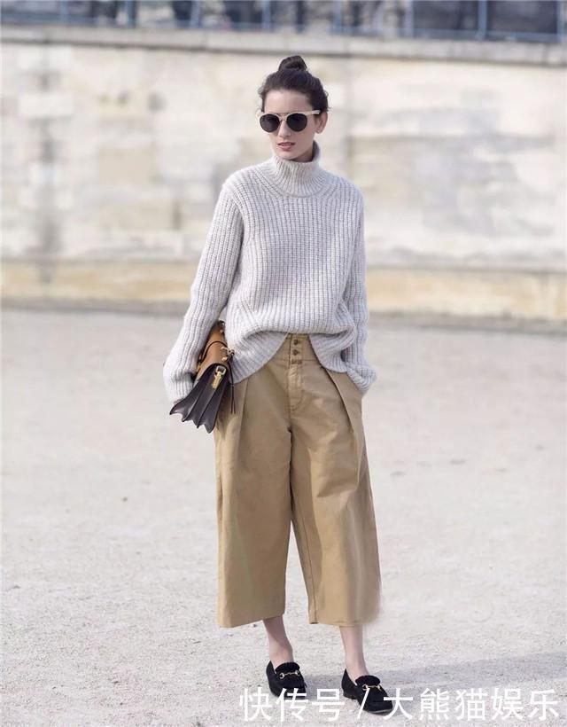 搭配|换季别着急，有一件“毛衣”就搞定了，这些早秋搭配，温柔又洋气