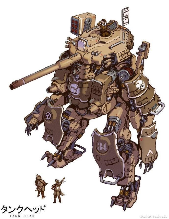 机甲|模玩控:不同国家的机甲设计,人形坦克、螃蟹、鸡机甲大家喜欢哪个?