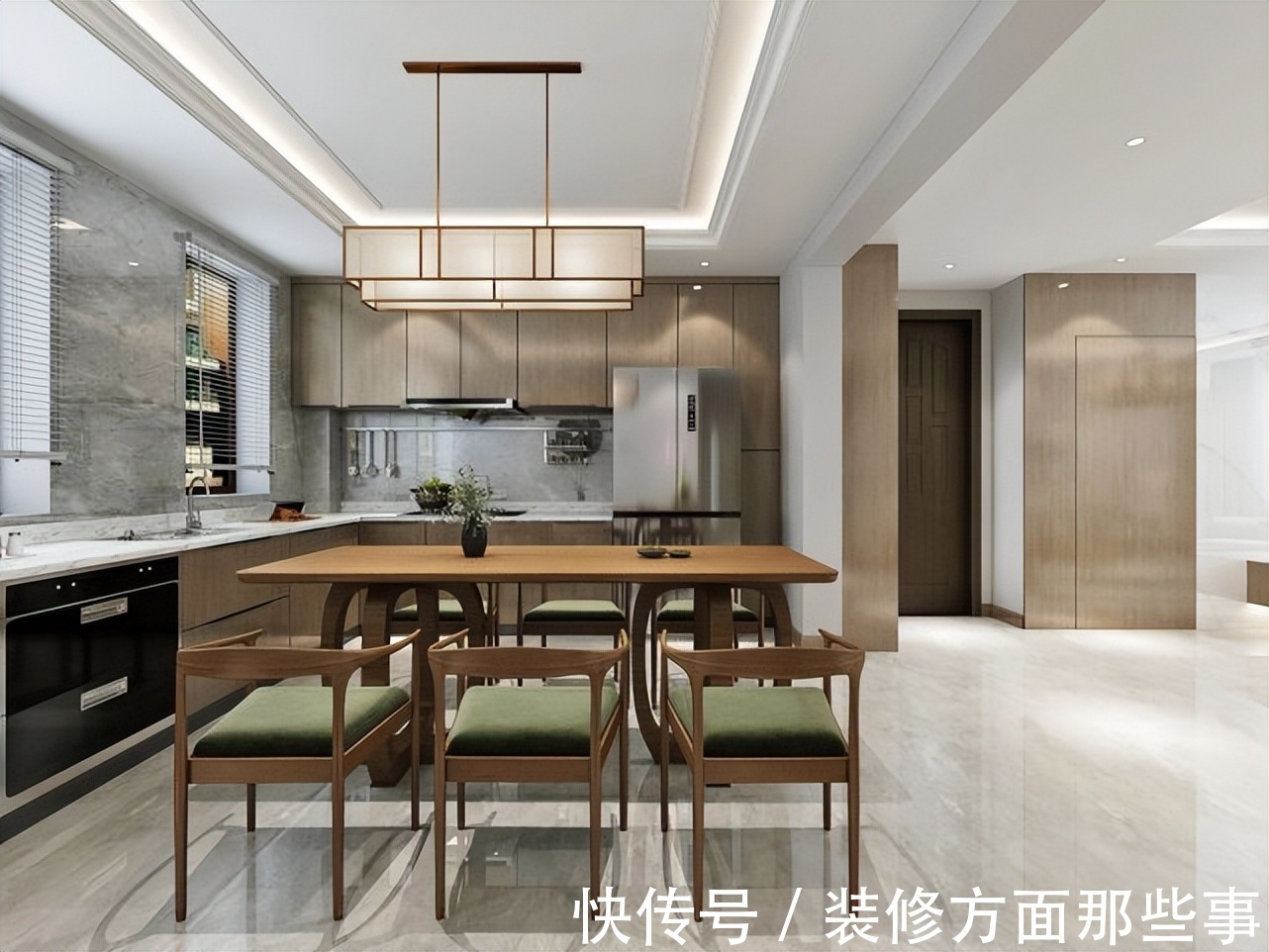 中式|130平现代中式三居室,整个空间呈现一种有意境的美感