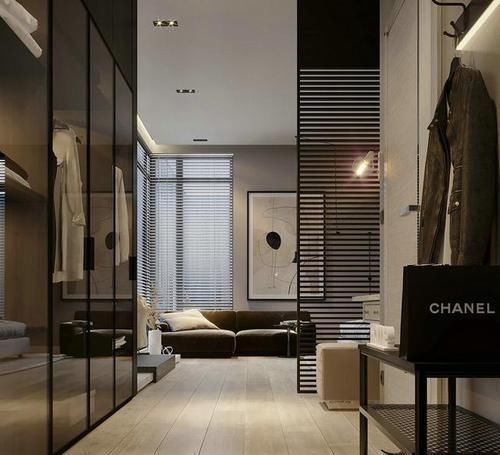 展示窗|53㎡小户型,进门就是衣帽间,浴缸装进展示窗,这设计简直太惊艳