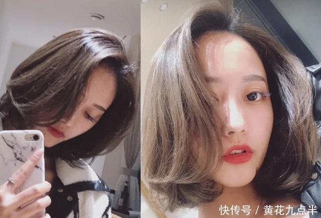 脸大|2021年流行的“肩上烫”发型,适合脸大的女生,非常显脸小!