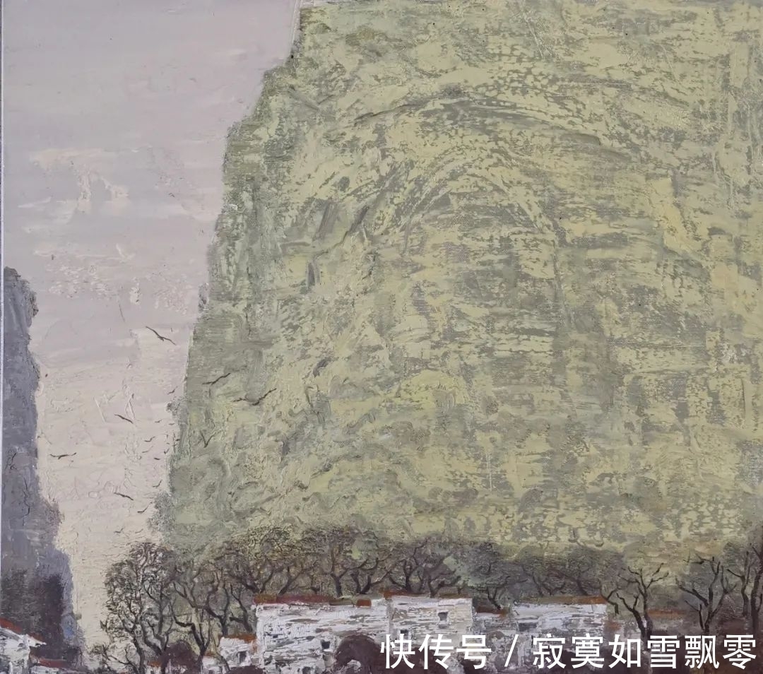 中国画$画家厉国军参展“写意气象 中国油画展” 展现潮起潮落的岁月印记