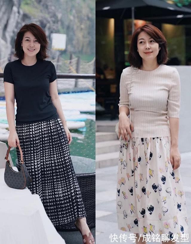 圆领 奔五的女人别穿得太职业,试试这几种高级感穿搭,时尚优雅又减龄