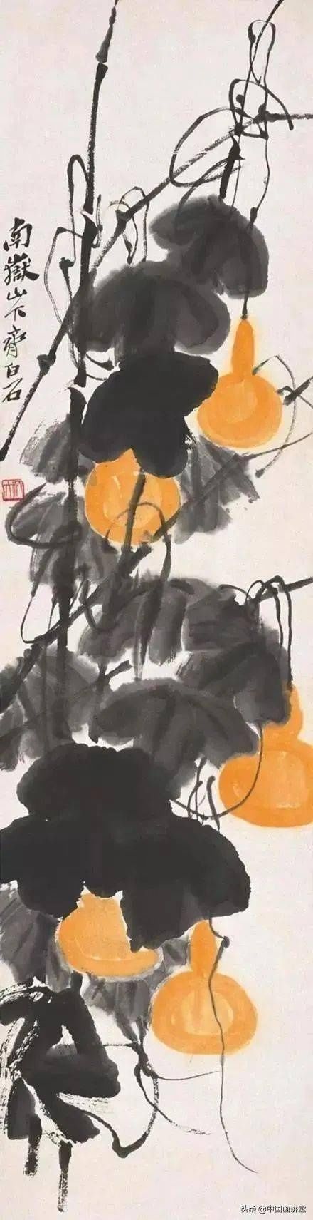  丝瓜|国画里的瓜果蔬菜，原来有如此美好的寓意