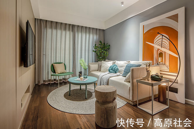 邻居|邻居61㎡新家看上去像200㎡，原来是用了这种方法，太聪明了