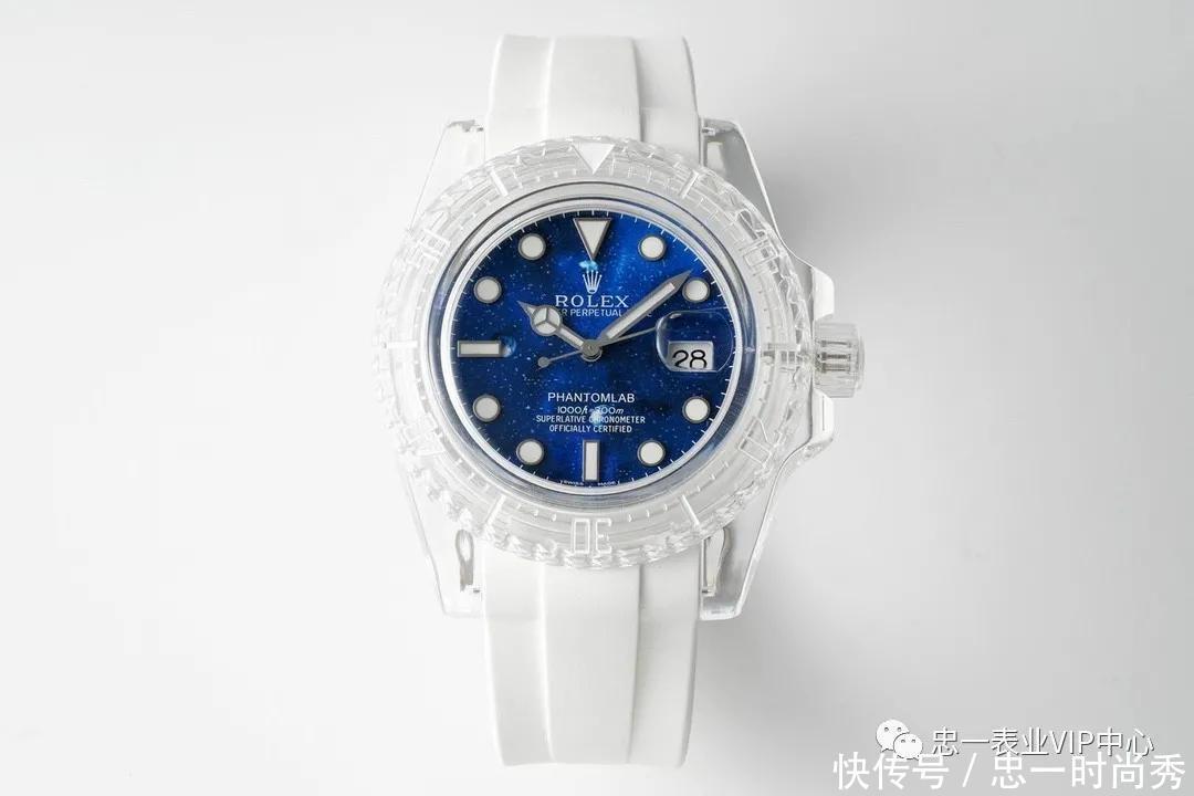 忠一表业:?KZ劳力士之Phantomlab改装透明水鬼让这个夏季充满活力!
