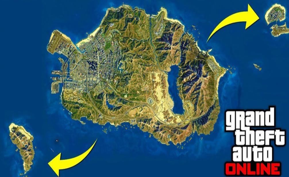 曝光|《GTA5》全新的岛屿地图曝光，迎来史前最强更新，老玩家回归？