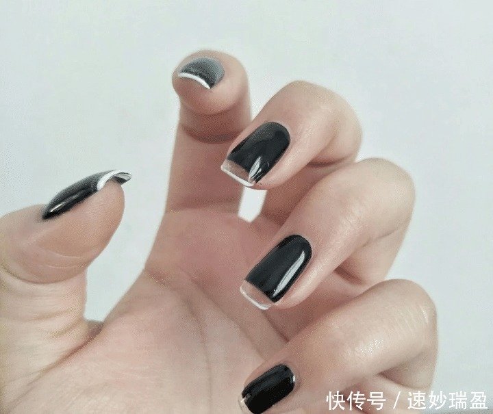 强迫症的克星—反法式美甲，优雅高级，入手不亏