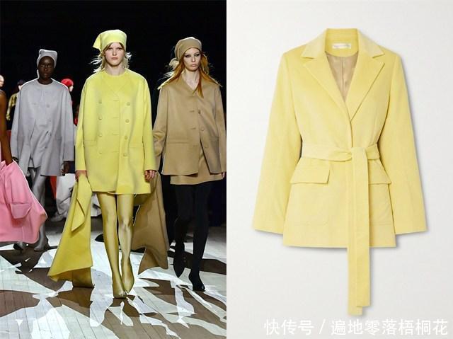 流行色|2020秋冬流行色中,常被嫌弃的黄色,穿起来会那么好看