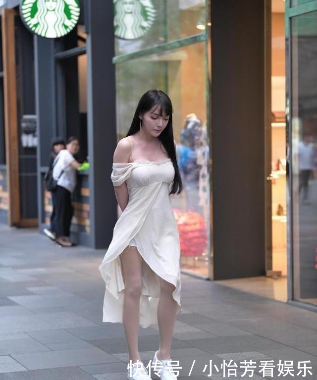 连衣裙不要穿高跟鞋,像美女一样穿,时尚柔软