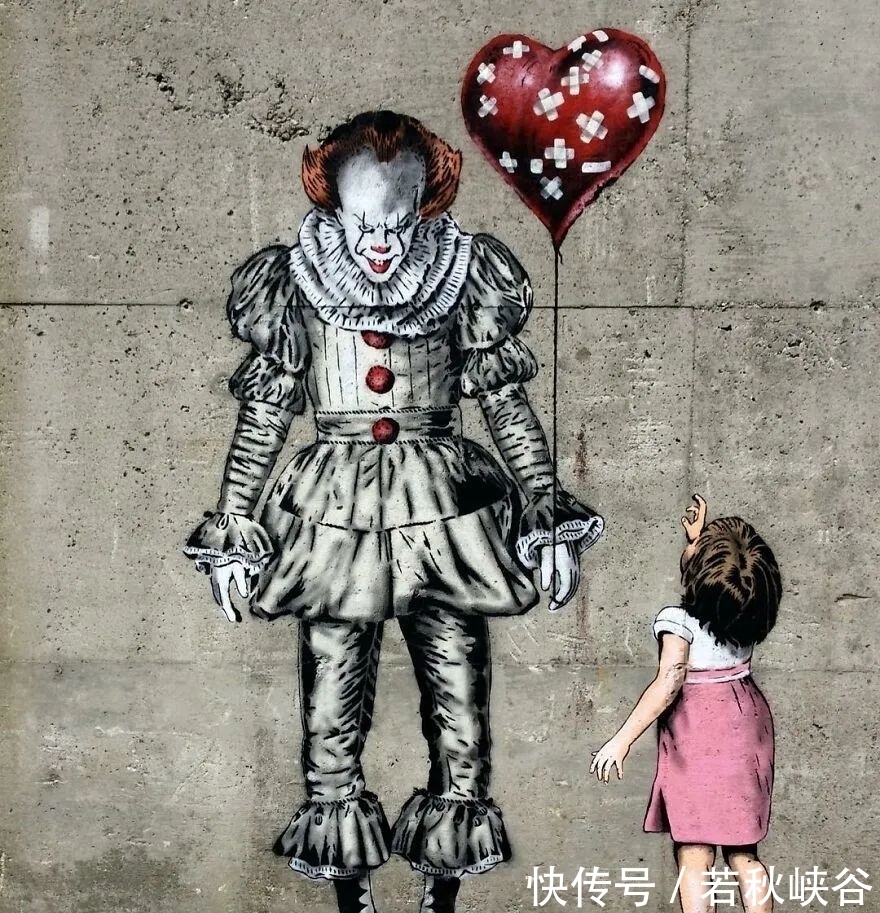 涂鸦#他的街头涂鸦遍布全球,所到之处,平凡变有趣,腐朽变神奇