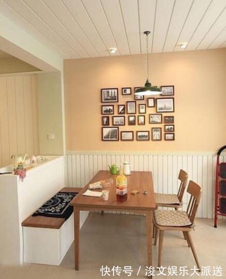 美观|越来越多人家里不买传统餐桌椅了,打造卡座餐厅更美观实用