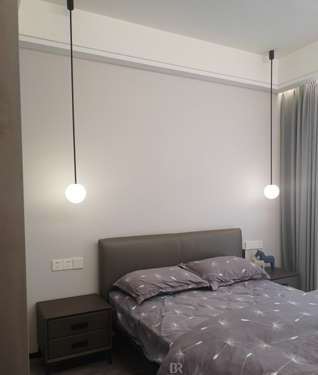 现代风|109平简约现代风拆除客厅后的书房，开阔空间尺度放大视觉感