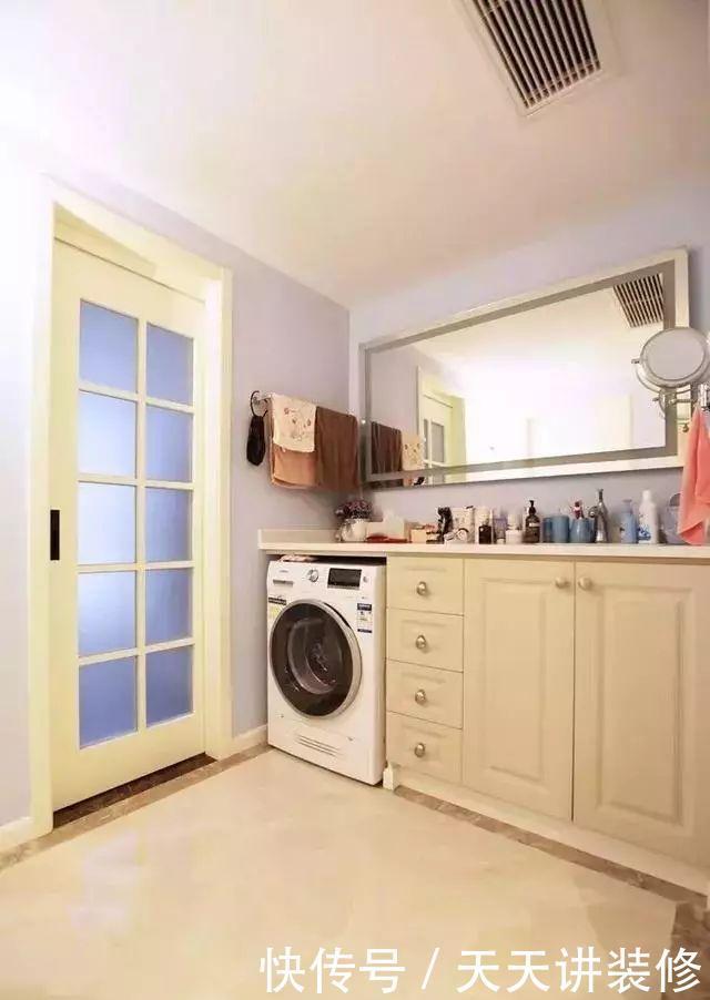 卫生间|卫生间洗衣机摆放设计,小空间的完美利用,不拥挤又美观