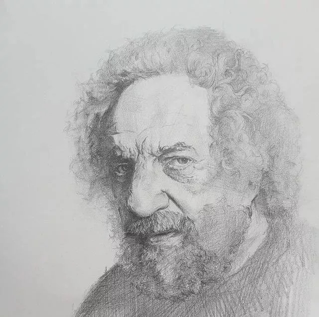 素描##尚唯美画室#大气的素描就是抓住大关系之后,细节你随意