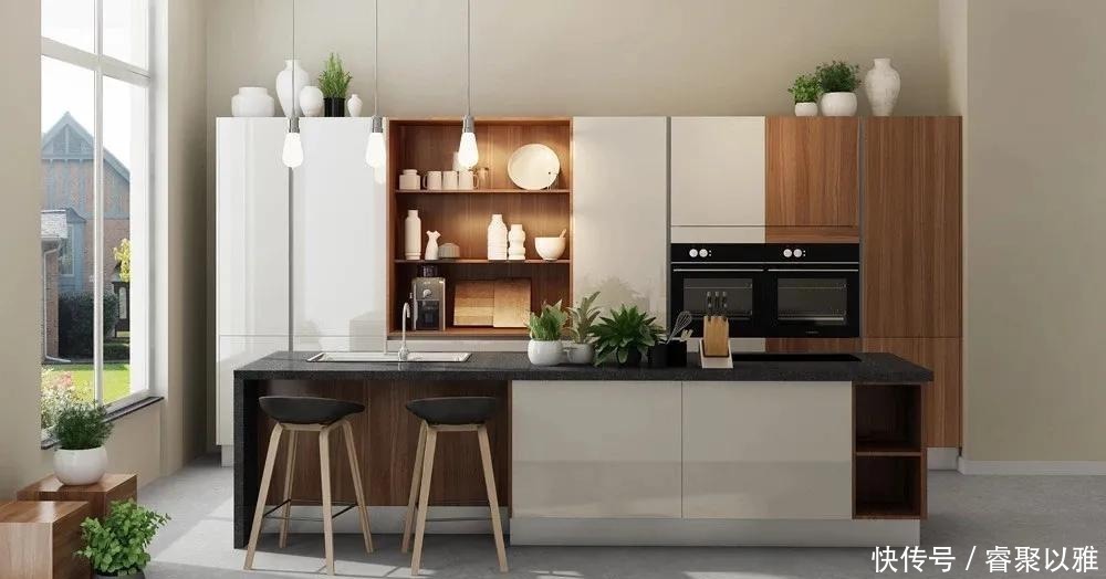 ps|看上去一尘不染的厨房,大家都用了这几种配色~