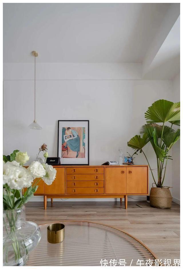 客厅|85㎡复古两居室,文艺气息浓厚,放眼望去家里全是美景!