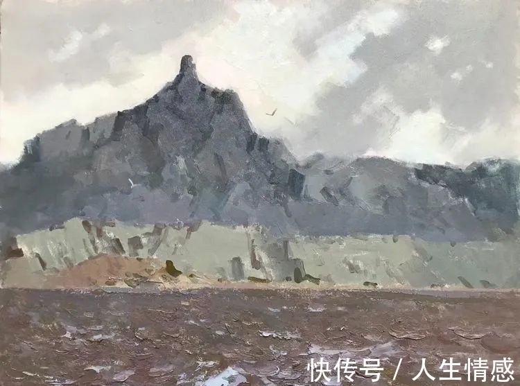 草原|油画家李化军教授写生作品