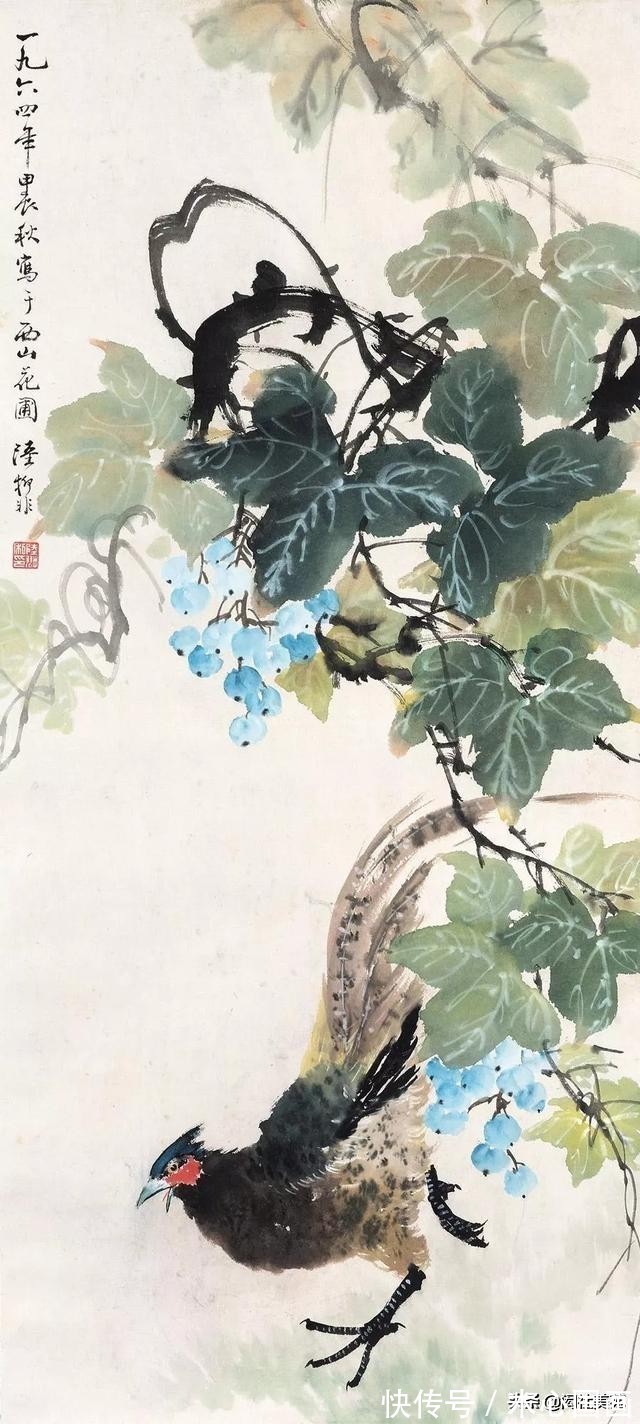 张书旗$中国画家笔下的大吉图:已知全五德 安逸胜凫鹝