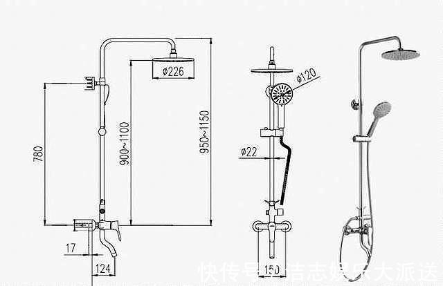 花洒|卫浴花洒怎么安装4个花洒安装小要点，让你享受舒适淋浴