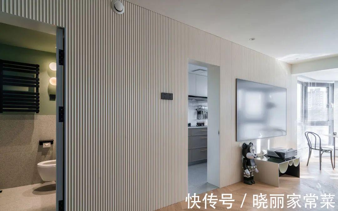 通顶柜|73㎡简约风小户型,餐厅设计在阳台,太有情调了!爱了爱了