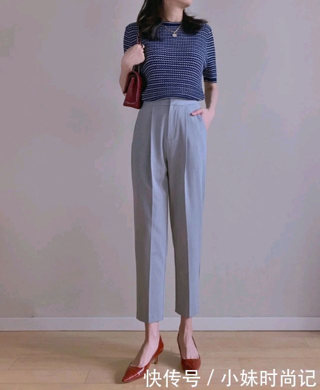 小脚裤|穿对裤子很重要，穿上合适的裤子，可以把腿型修饰得更加完美
