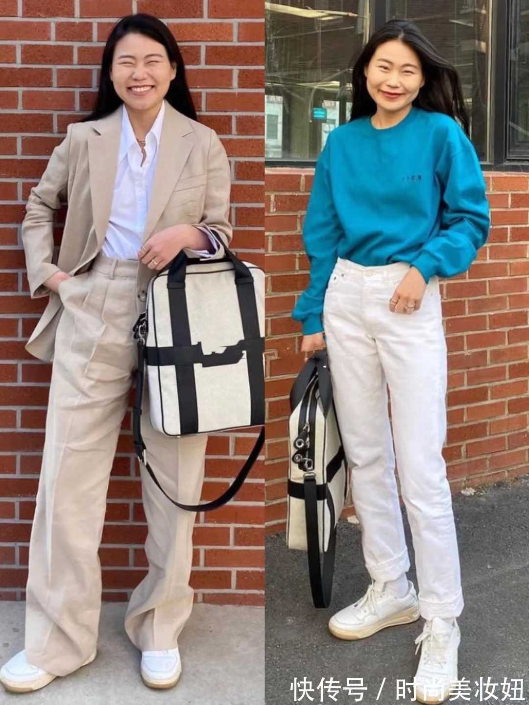 用力过猛 个子不高又长相平平,她凭穿搭提升气质,会穿太重要了