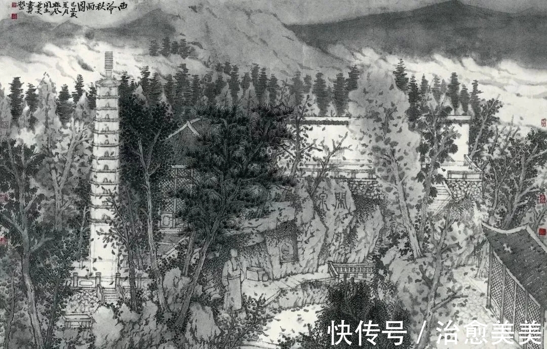 水墨!中国美院|二十多年来,他的水墨山水画影响了众多青年创作者