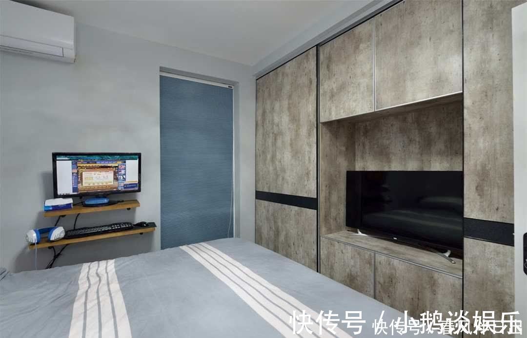 婚房|小夫妻20万打造48㎡婚房,卧室隔出次卧,客餐厨空间共用,牛!