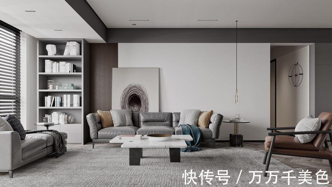 房子|155㎡黑白时尚风,简约中见格调,大赞女主的品位