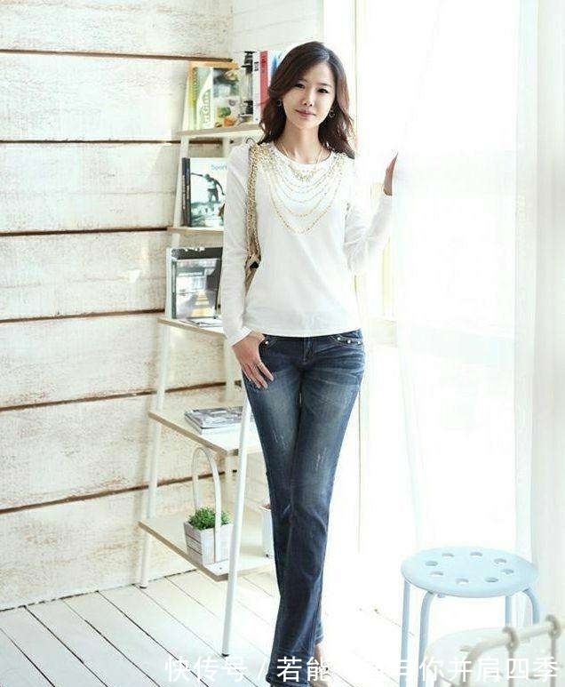 时尚|紧身裤妹子穿搭配性感迷人, 时尚可人