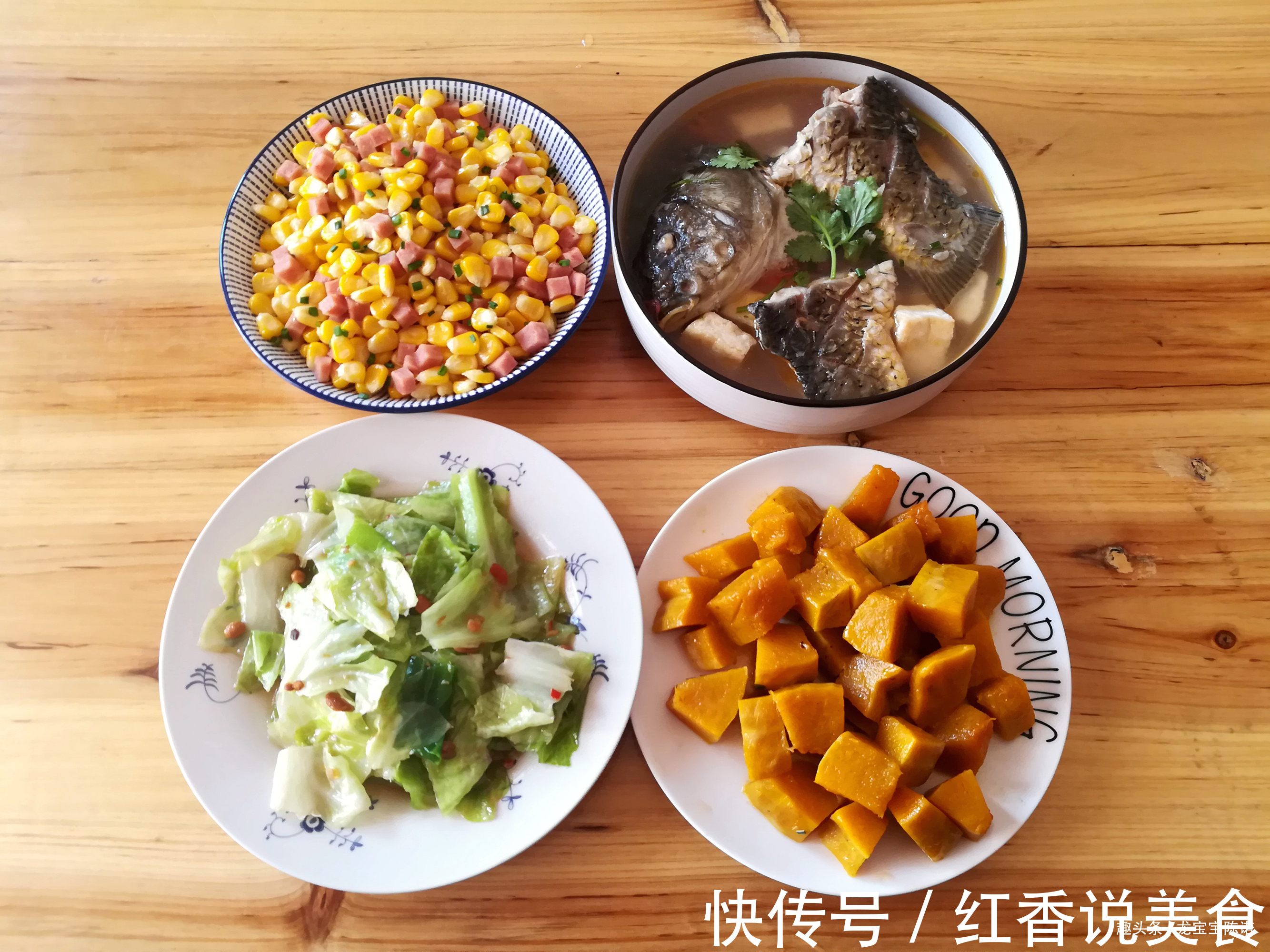 三口之家的午餐,吃得香花钱少,3菜1汤全光盘,网友勤俭的榜样