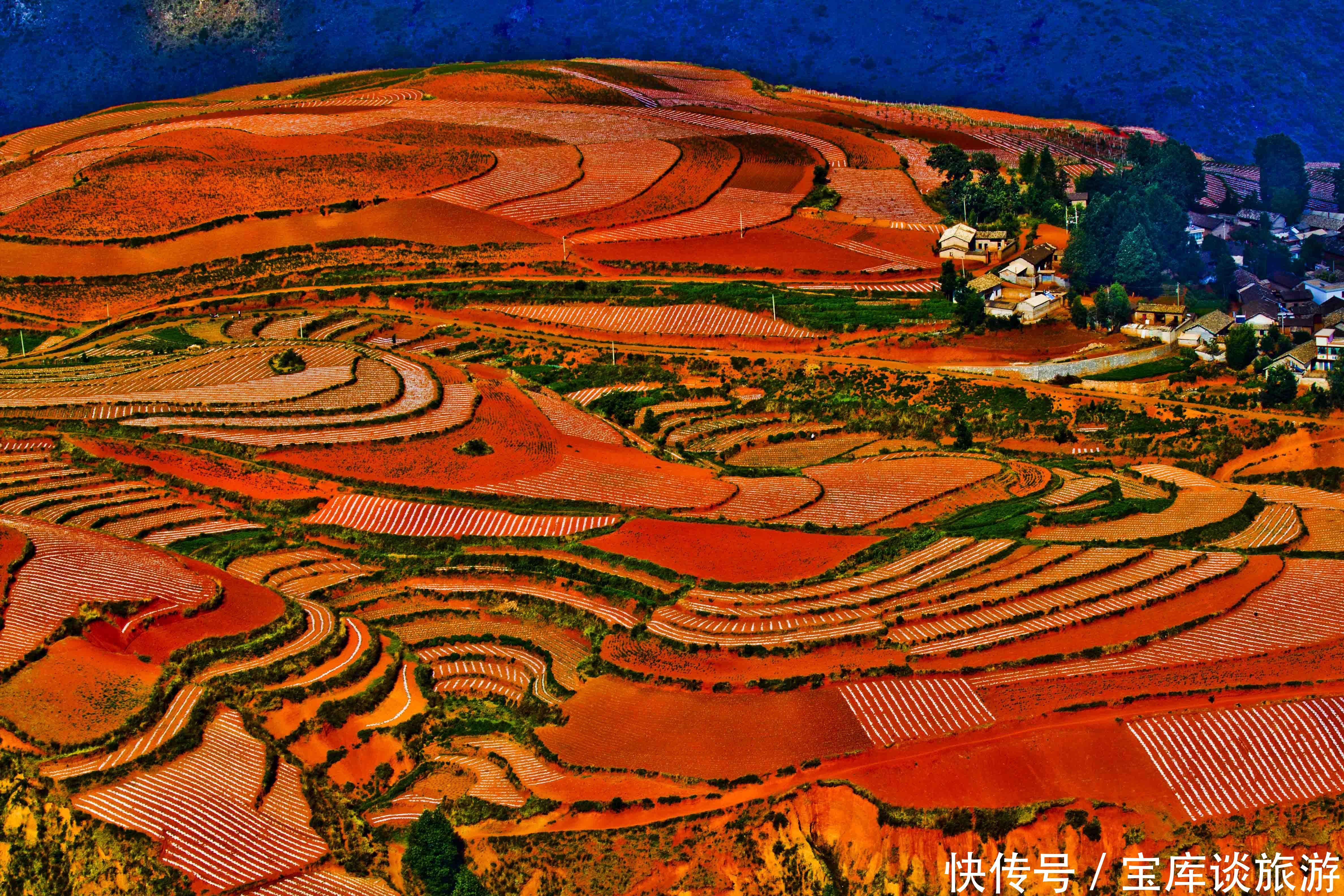 值得|东川红土地,你去过吗?这里简直就是一副五彩斑斓的画卷,美丽极了