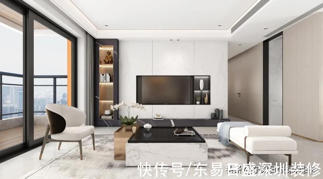 117㎡大族云峰现代简约,若如初见,月影花香|作品首发 | color