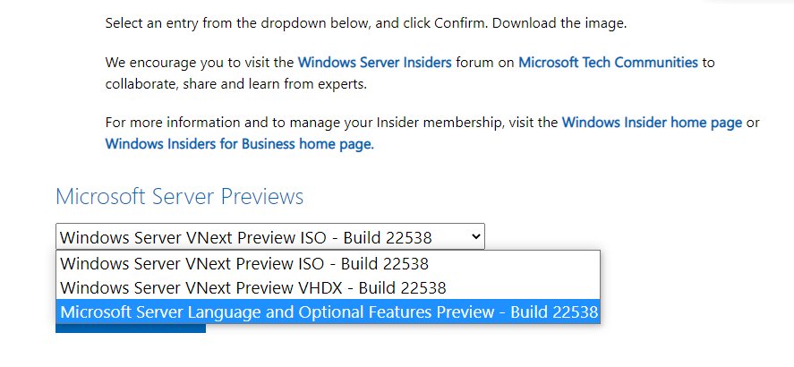 镜像|微软Windows Server Build 22538预览版ISO镜像下载