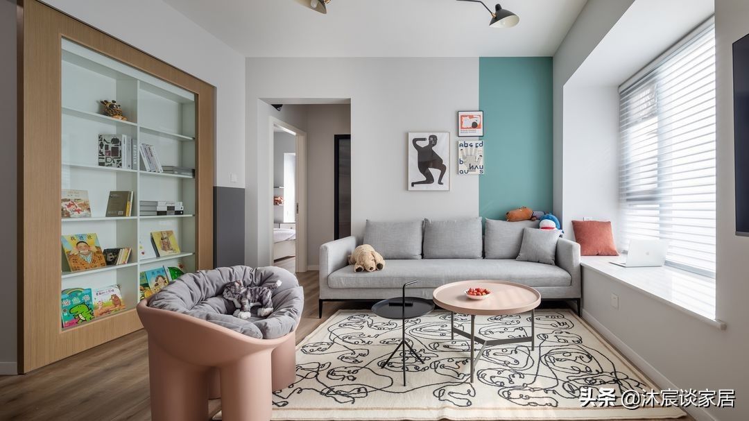 客餐厅|拆墙挪位后,她让小家实现“大横厅”,采光好,动线流畅,好舒服