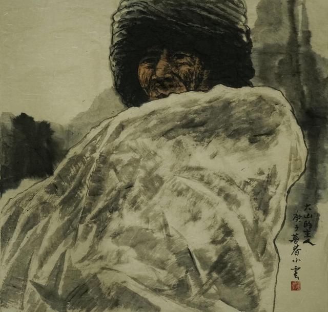 廖小云|廖小云水墨人物画作品欣赏