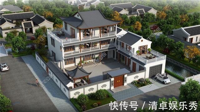 建筑面积|建房预算20万起,我帮你挑了这5套中式小院,哪套更好?