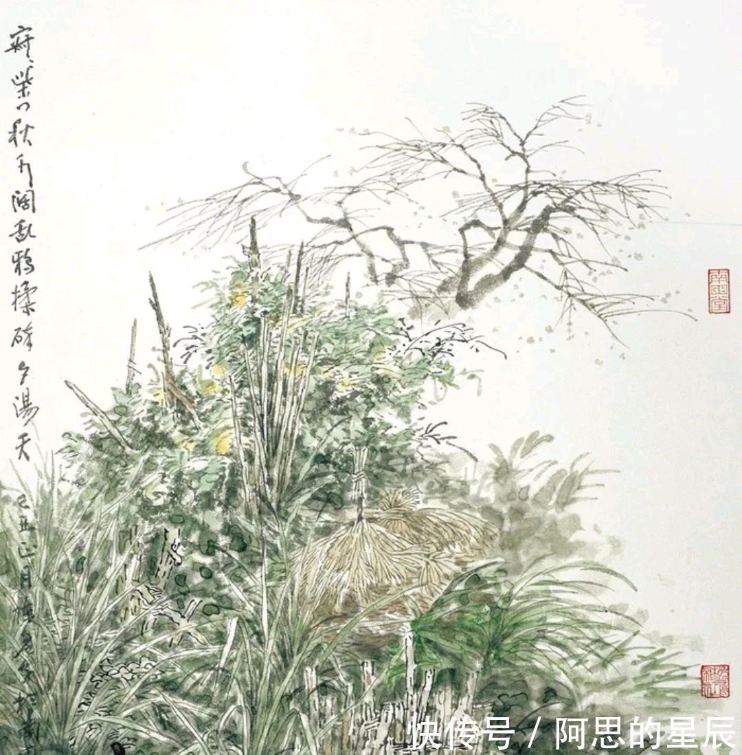 田园!有田园的诗意,有诗意的田园|陈危冰山水画