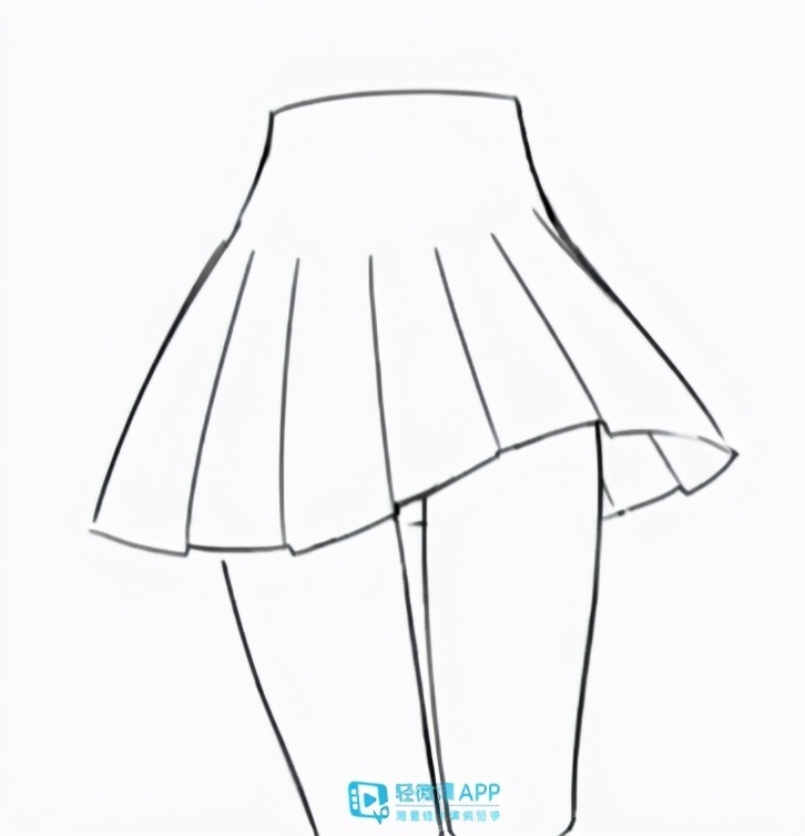 如何画漫画中的百褶裙?教你学会画裙子的小技巧!