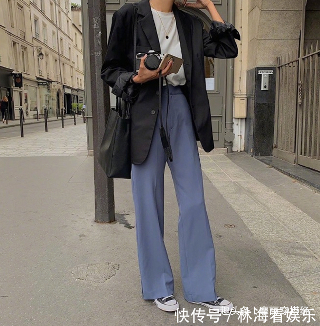 小西装|8套纯色系气质通勤穿搭，让你在职场上“耀武扬威”