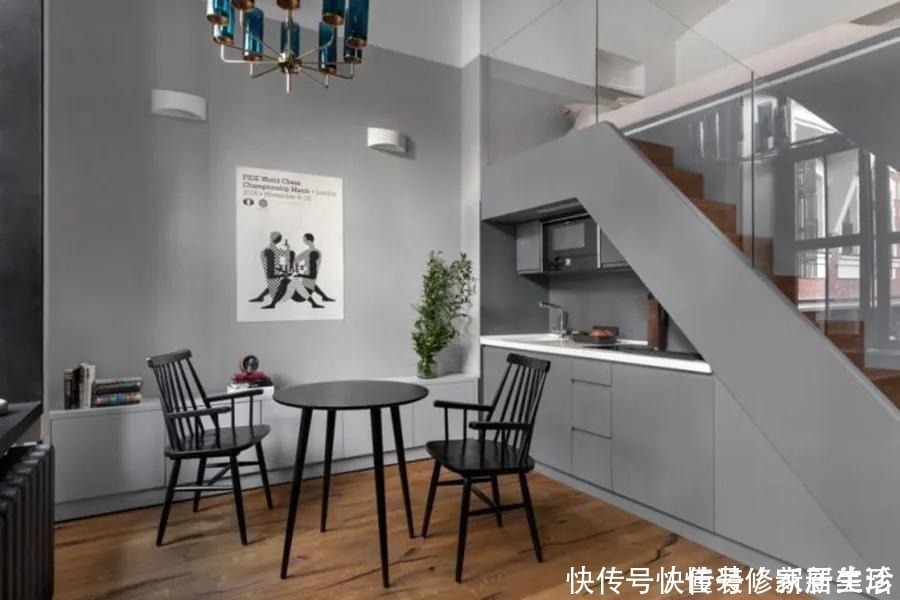 复式|这有3套不到35㎡的迷人小户型，个个都像小豪宅，装修太出彩