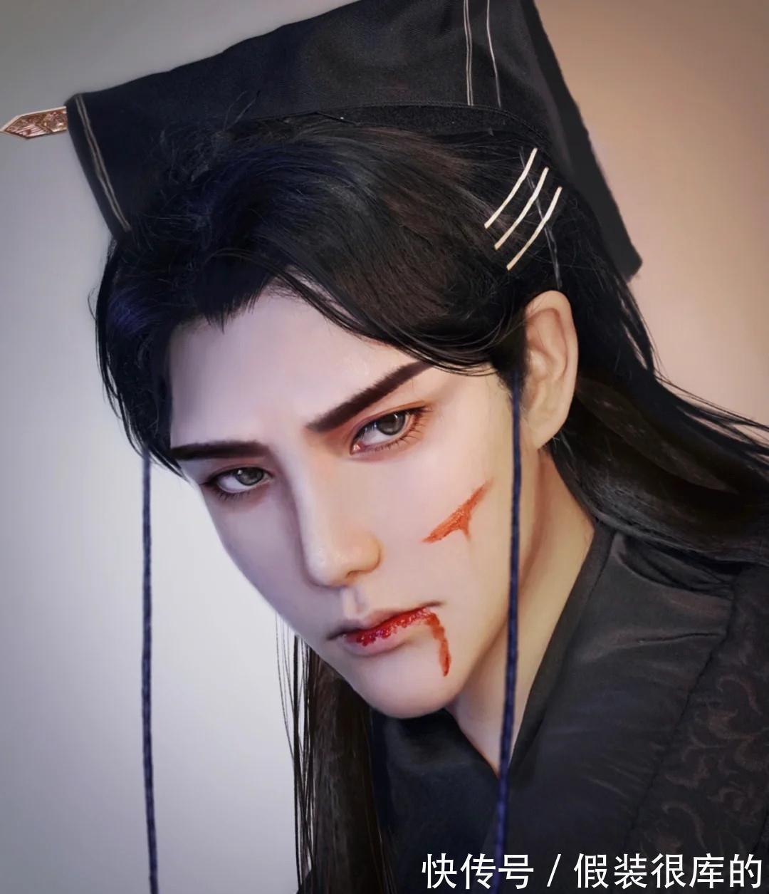 小木|同样是cos镜玄,希小白版细腰瞩目,他和建模一模一样