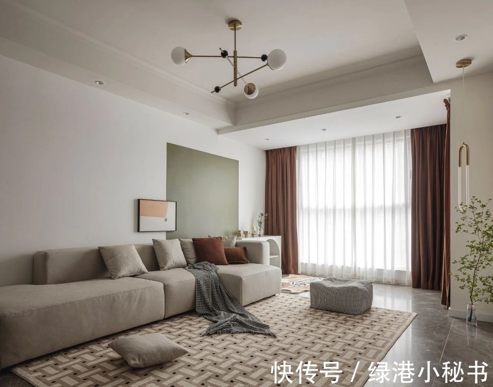 案例|装修案例欣赏：现代简约的温柔配色，令人身心放松！