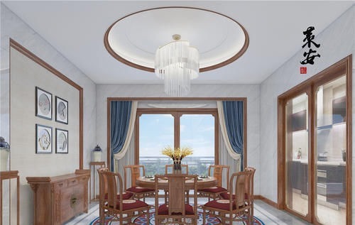 庭院|为了孝敬父母,他拆掉300㎡祖宅,自建中式别墅,效果图太美了