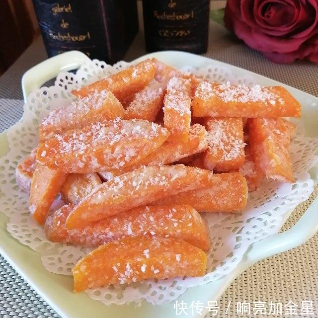 零食|椰蓉地瓜条,低脂又健康的小零食